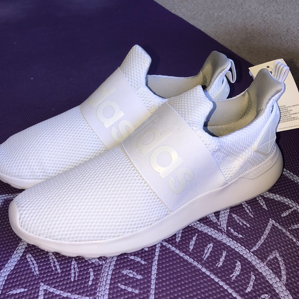 White adidas men’s sneakers